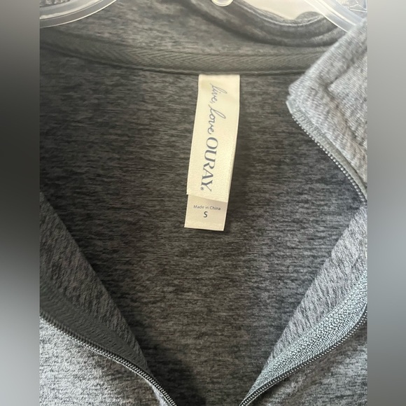 CSU Rams Charcoal Gray Zippered Long Sleeve Light Jacket Size Small - Picture 7 of 7